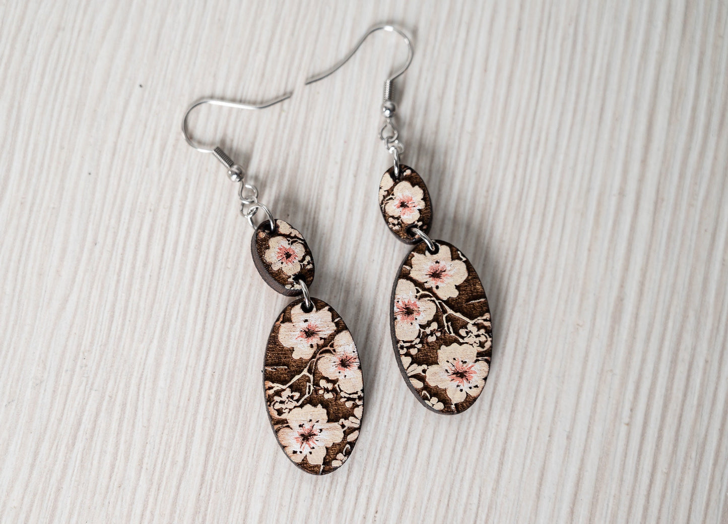 Cherry Blossom Earrings - Floral Earrings - Summer Floral Earrings