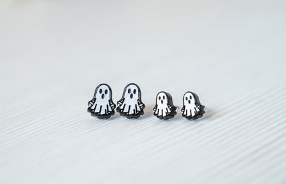 Ghost Studs for Halloween - Ghost Studs for Kids - Cute Ghost Earrings