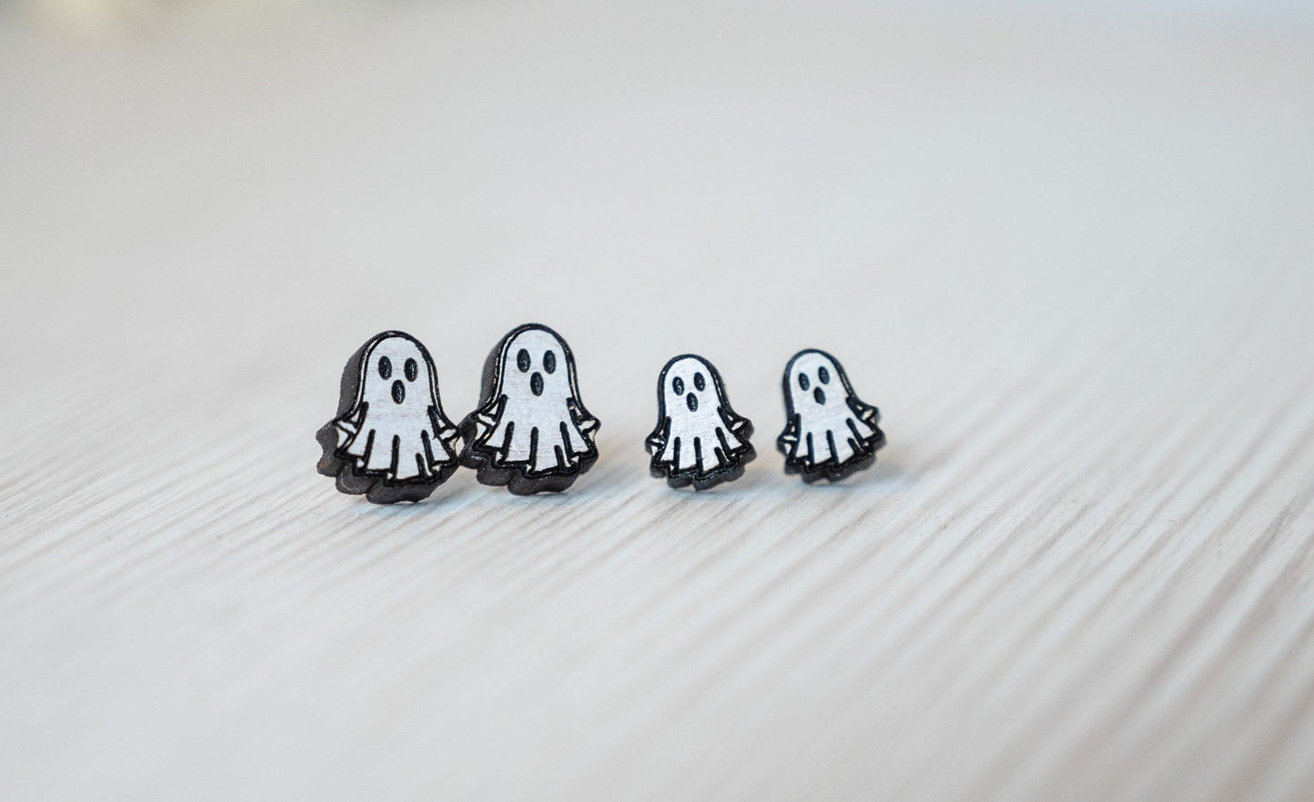 Ghost Studs for Halloween - Ghost Studs for Kids - Cute Ghost Earrings