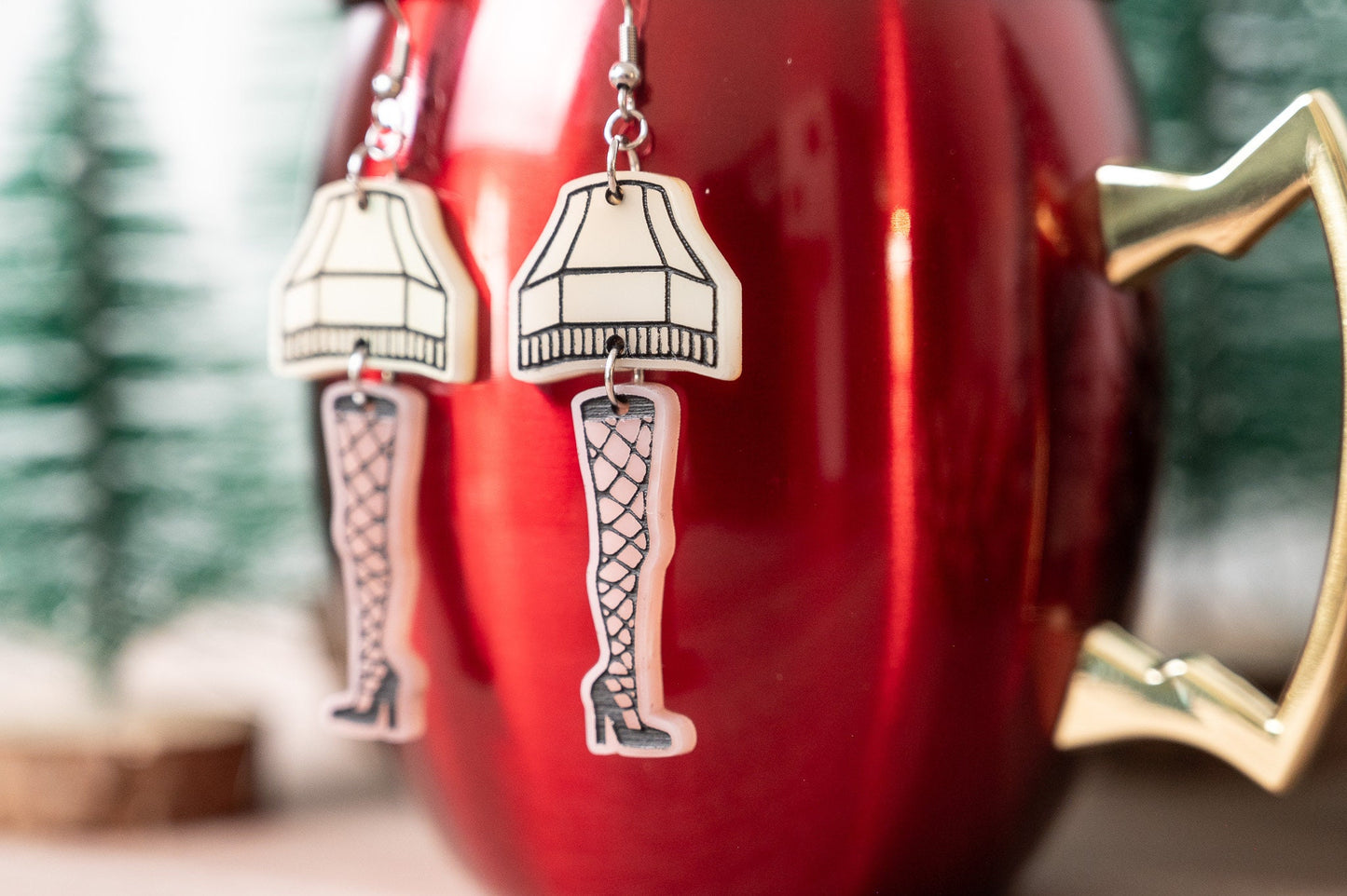 Leg Lamp Earrings