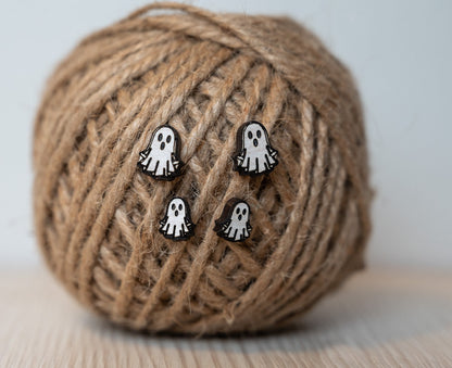 Ghost Studs for Halloween - Ghost Studs for Kids - Cute Ghost Earrings