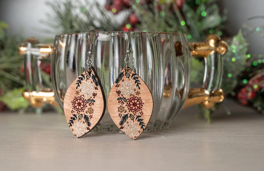 Christmas Snowflake Earrings