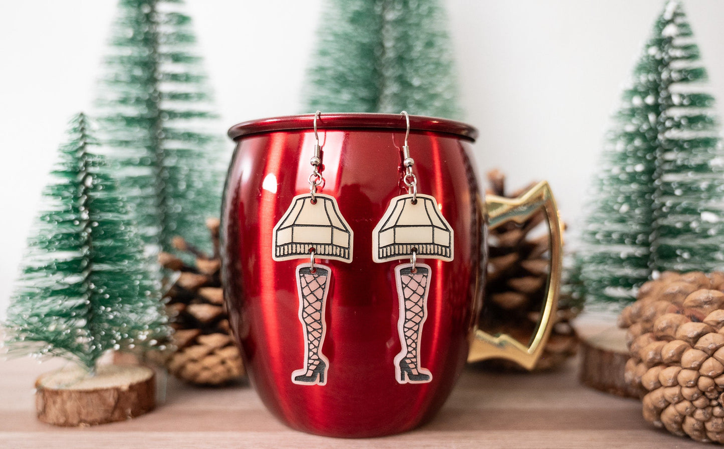 Leg Lamp Earrings