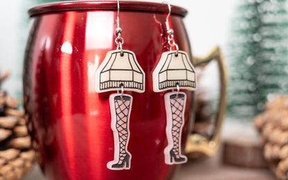 Leg Lamp Earrings