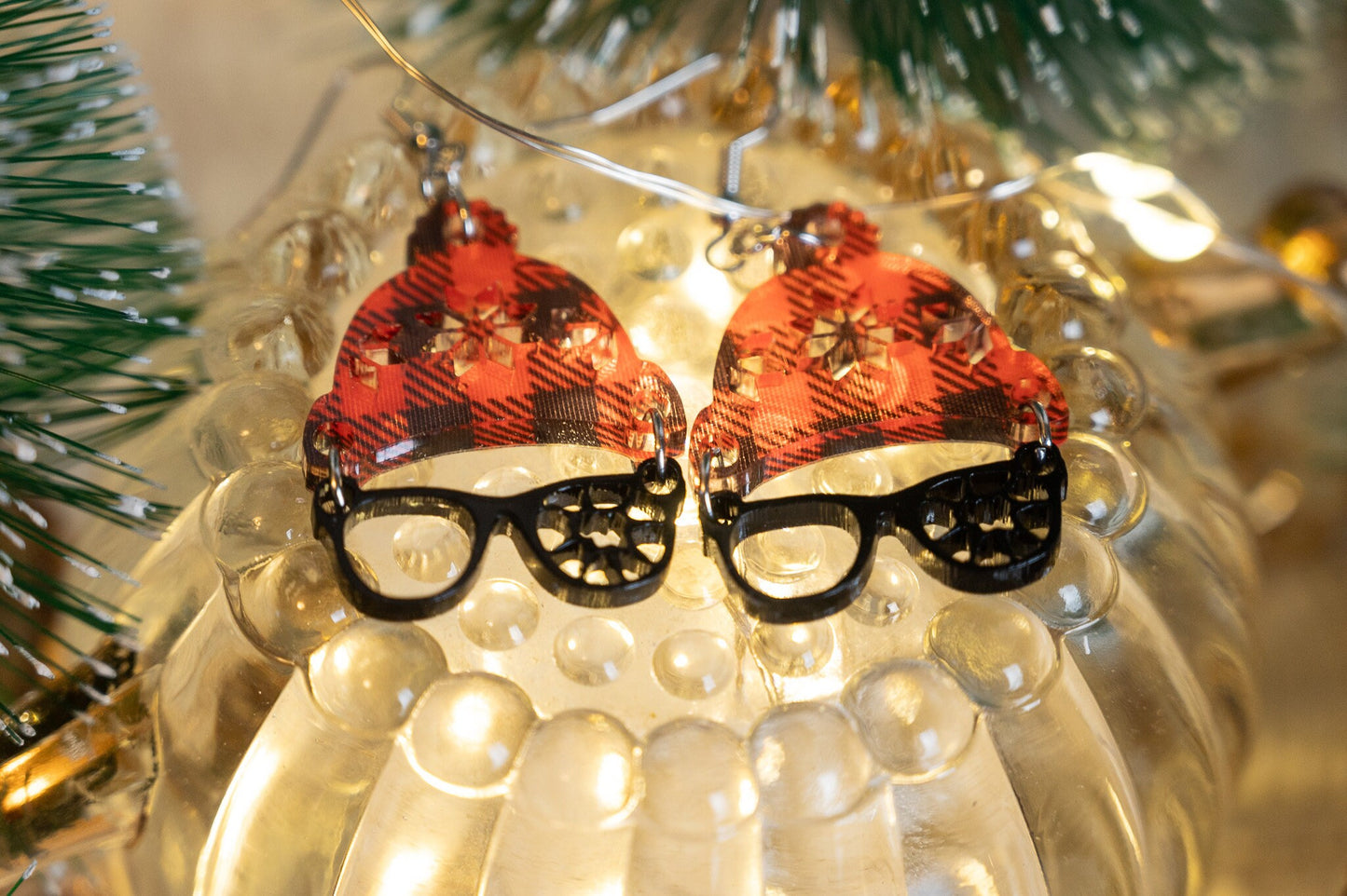 Christmas Story Earrings - Classic Christmas Movie Jewelry - Fun Holiday Earrings